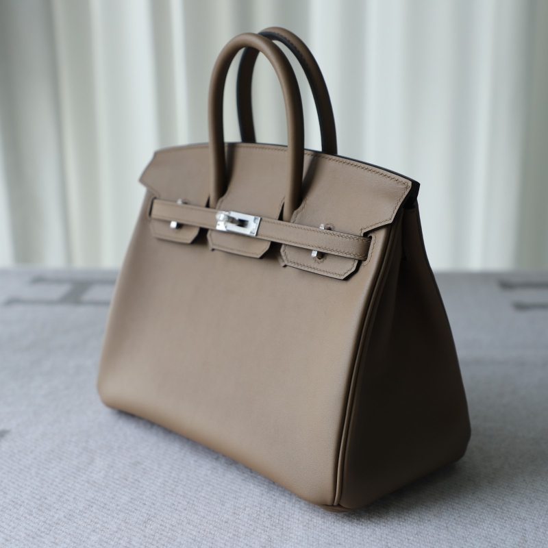 D0 Beige de Weimar swift birkin 25cm with silver hardware
