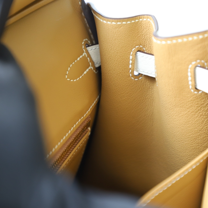 4B Biscuit and nata swift birkin 25cm with gold hardware