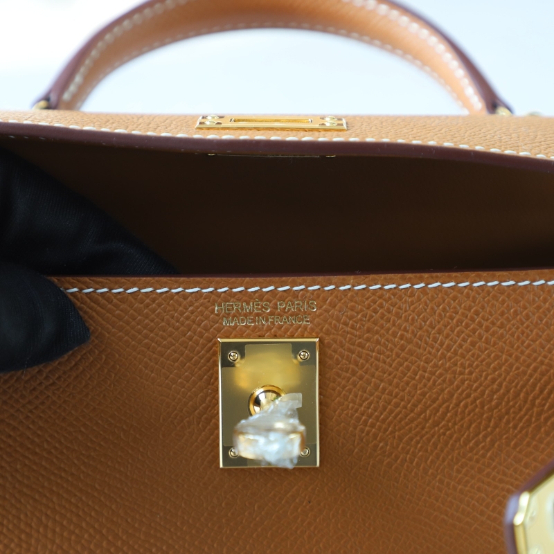 C37 GOLD epsom kelly mini II with ghw