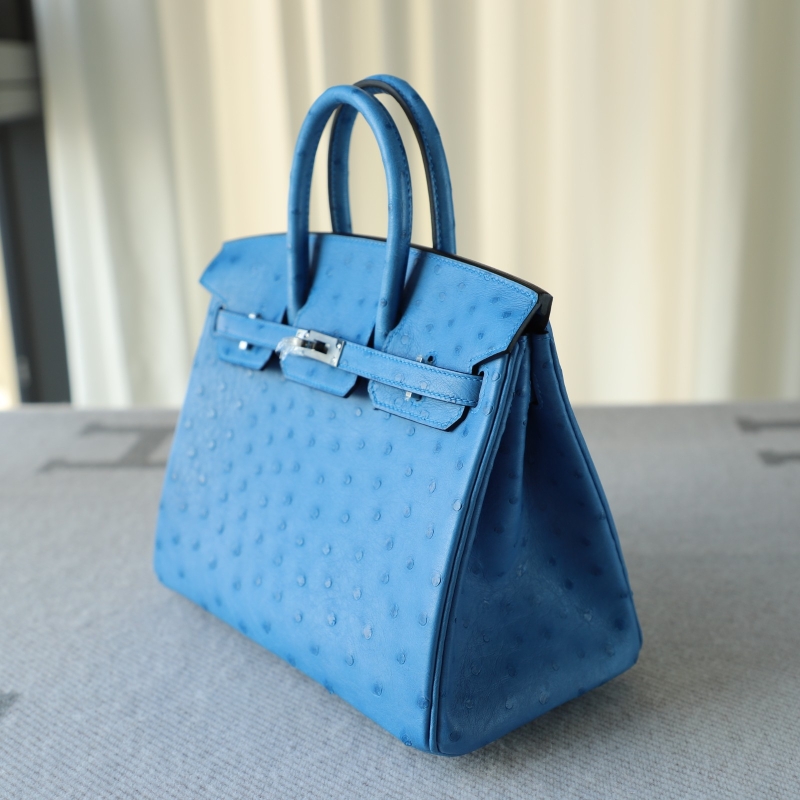 7Q Mykonos KK ostrich birkin 25 with phw