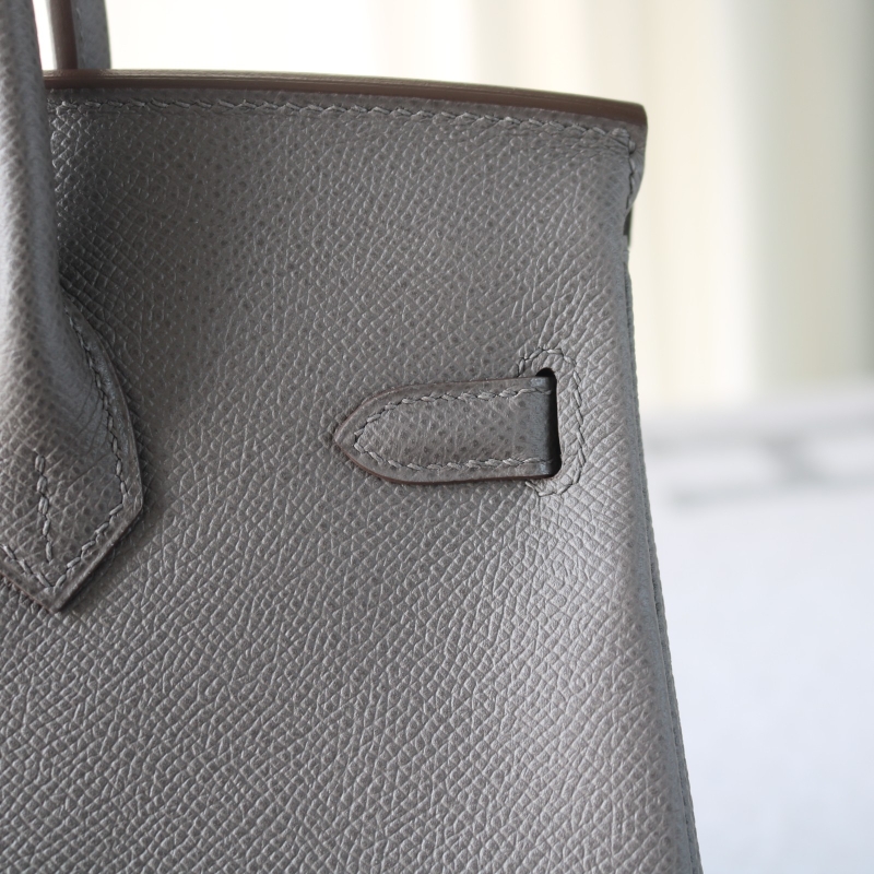 8F Etain epsom birkin 25cm with phw