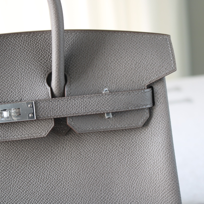 8F Etain epsom birkin 25cm with phw
