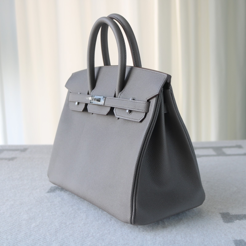 8F Etain epsom birkin 25cm with phw