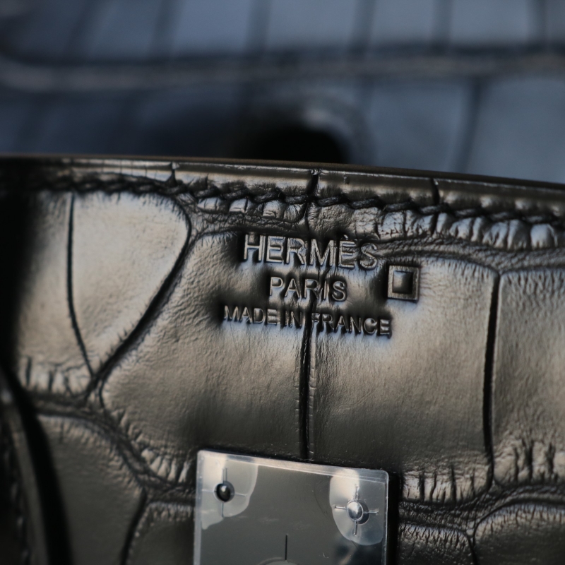 CK89 Nior matte alligator crocodile birkin 25cm with phw