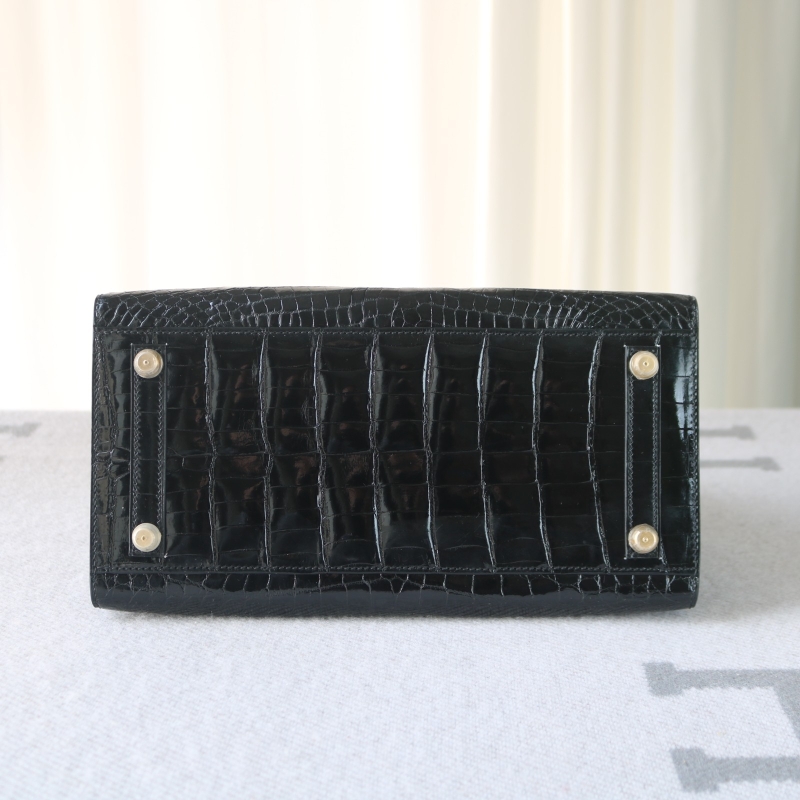 nior shiny Crocodylus niloticus birkin 30cm sellier with ghw