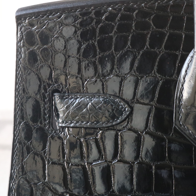 nior shiny Crocodylus niloticus birkin 30cm sellier with ghw