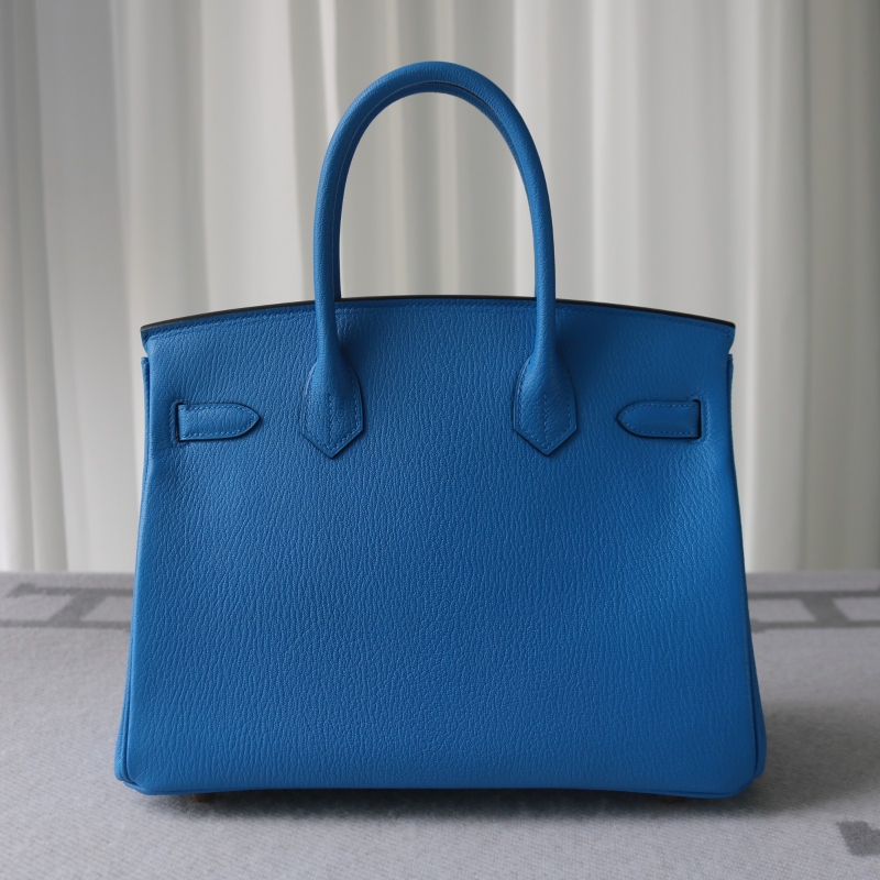 T7 BIue Hydra mysore and rose mexico interior birkin 30cm with brushed gold hardware