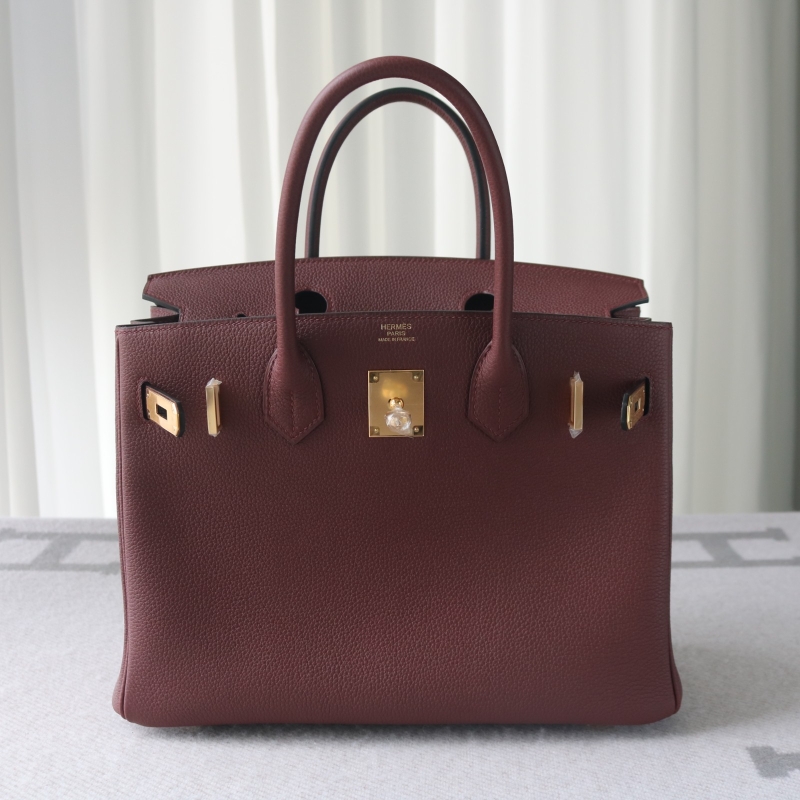 55  H Rouge togo birkin 30 with ghw