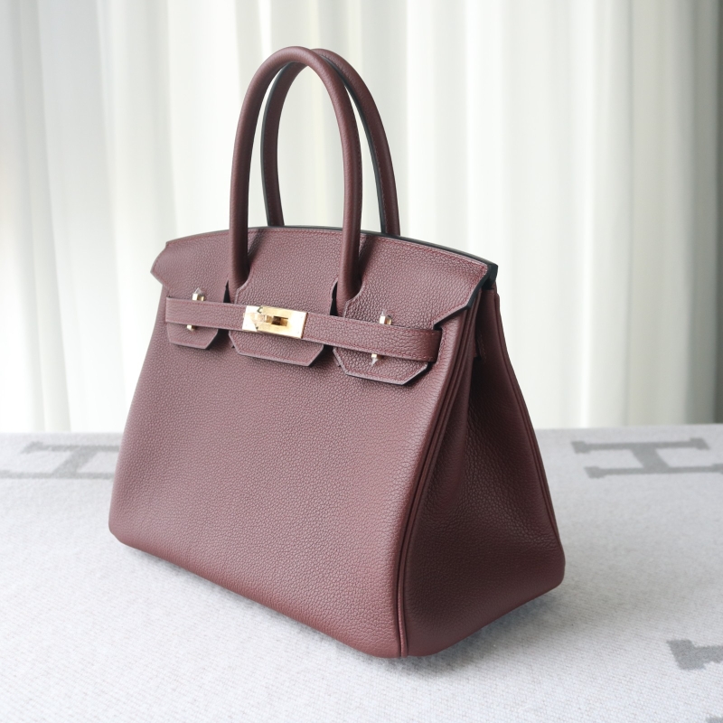 55  H Rouge togo birkin 30 with ghw