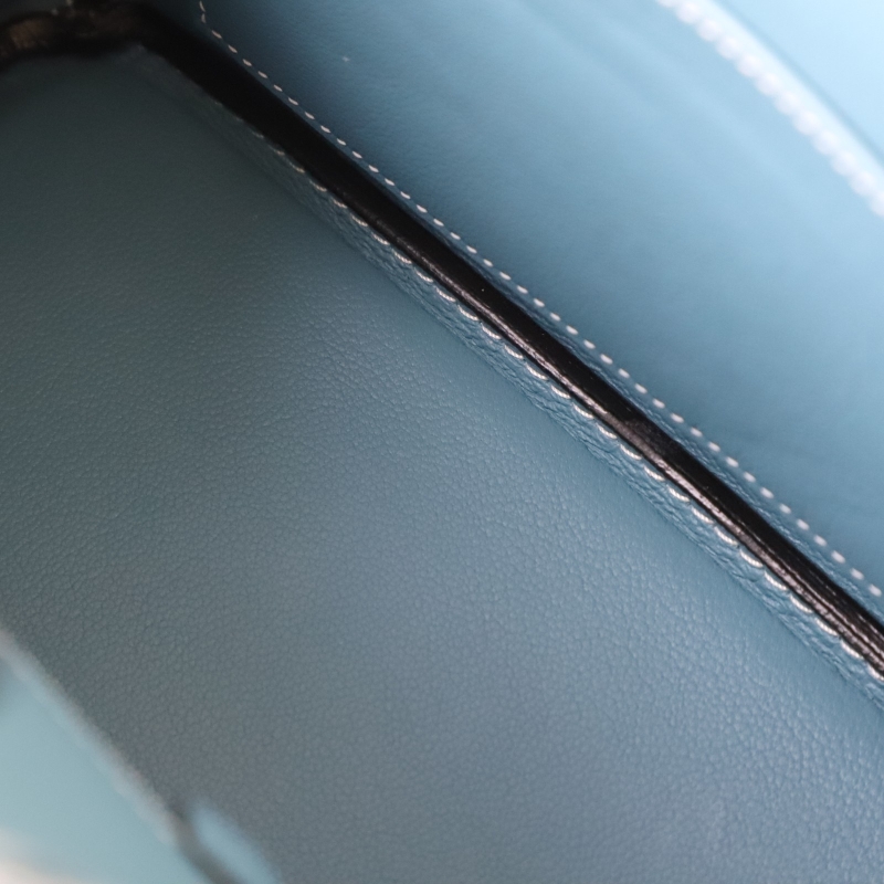 blue jean togo birkin 25 with phw