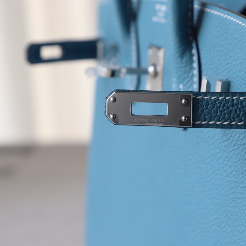 blue jean togo birkin 25 with phw