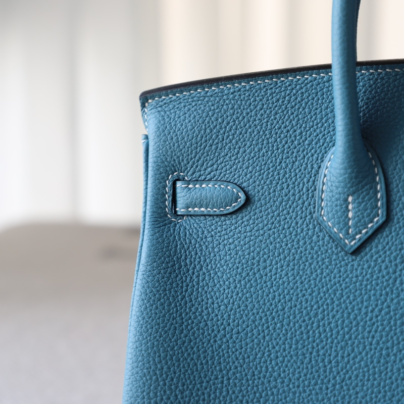 blue jean togo birkin 25 with phw