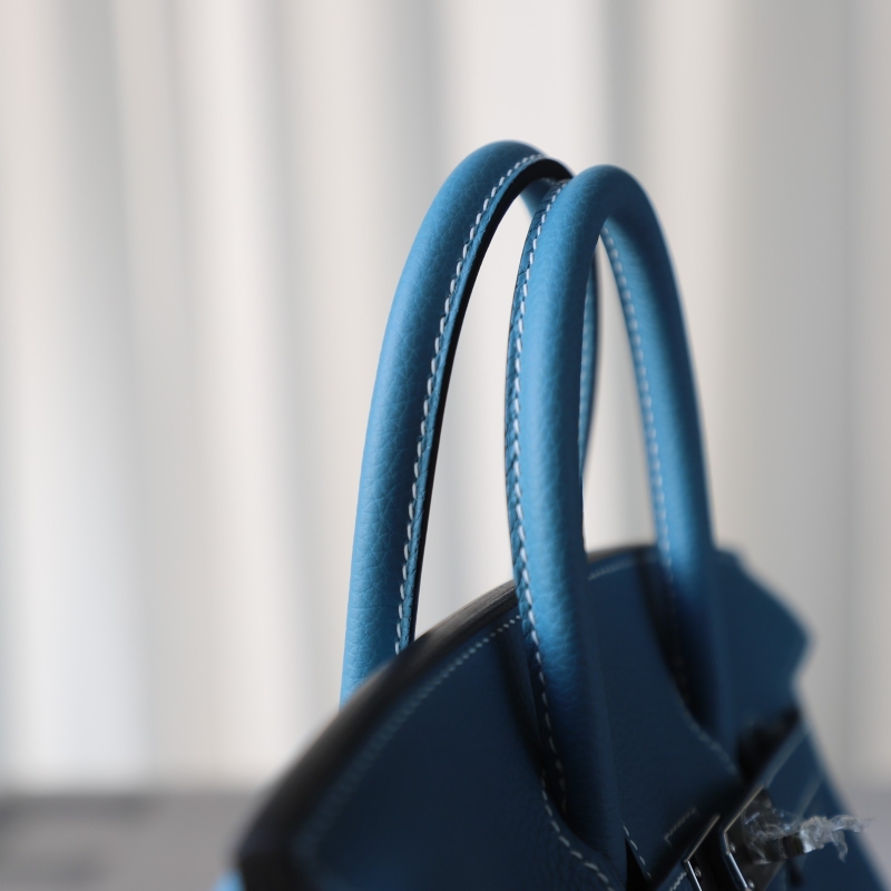 blue jean togo birkin 25 with phw