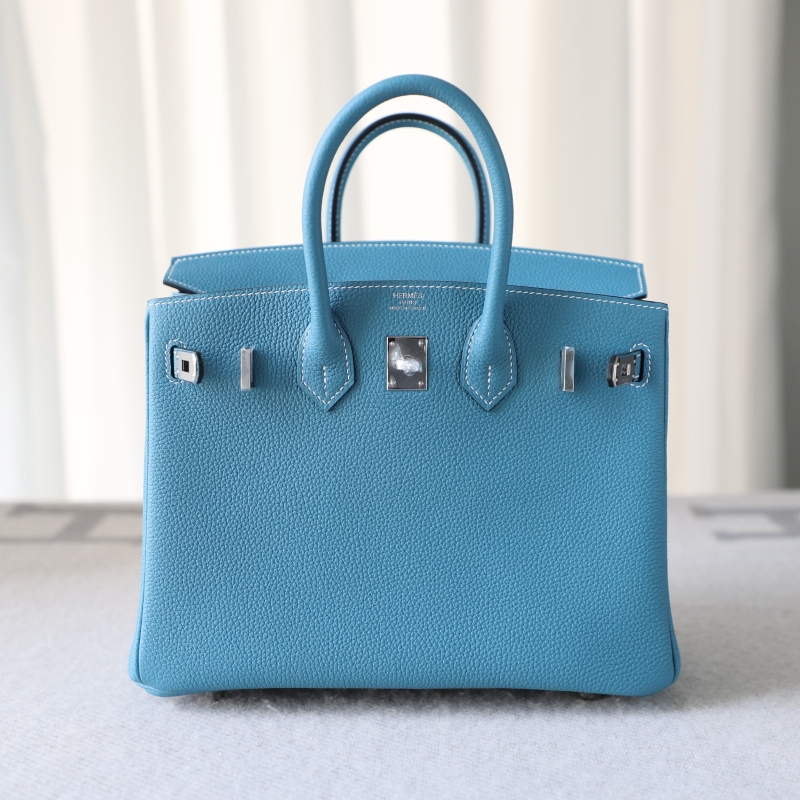 blue jean togo birkin 25 with phw