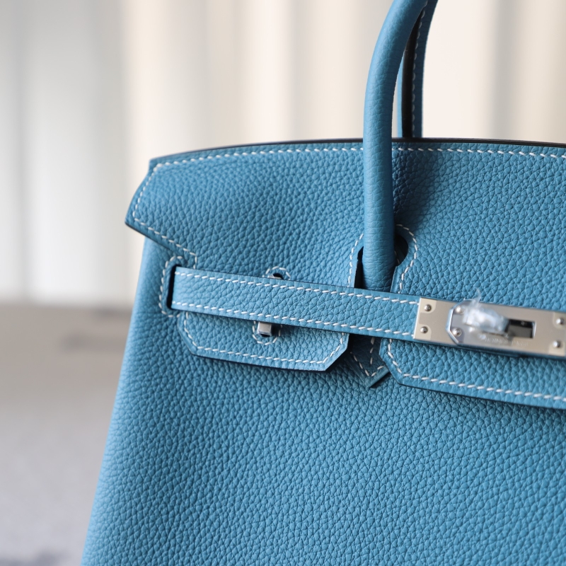 blue jean togo birkin 25 with phw