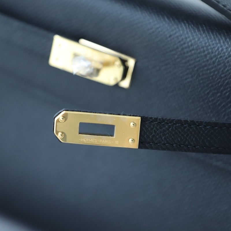CK89 Nior Epsom Kelly Pochette With GHW