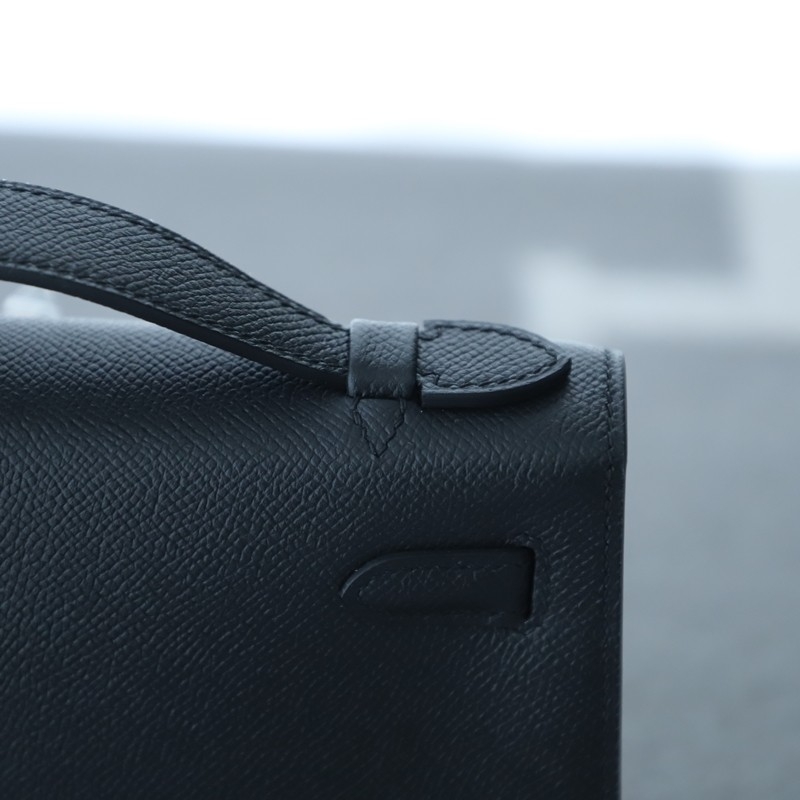 CK89 Nior Epsom Kelly Pochette With GHW