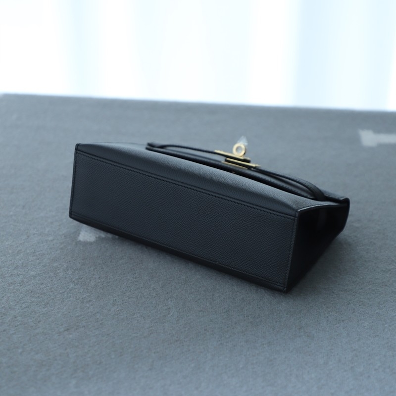 CK89 Nior Epsom Kelly Pochette With GHW