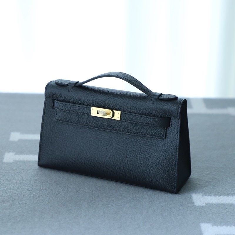 CK89 Nior Epsom Kelly Pochette With GHW
