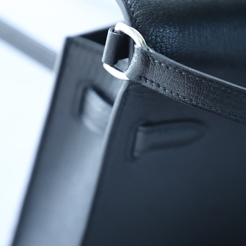 CK89 Nior Epsom Kelly Pochette With GHW
