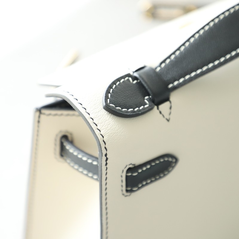 8L Beton & CK89 Nior swift kelly pochette with Ghw