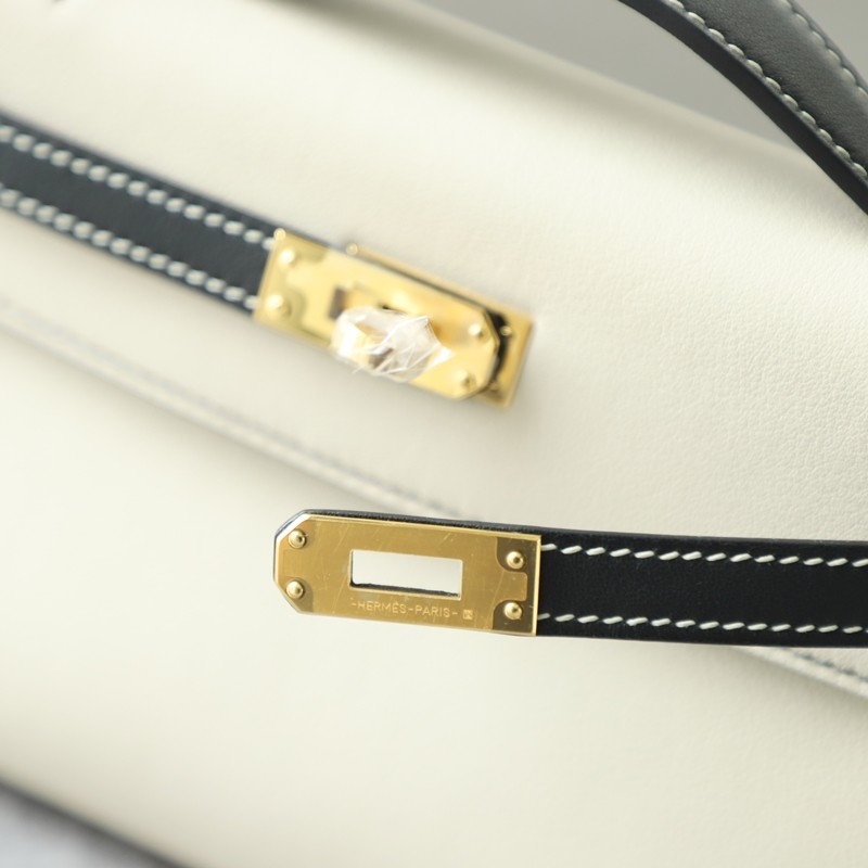 8L Beton & CK89 Nior swift kelly pochette with Ghw