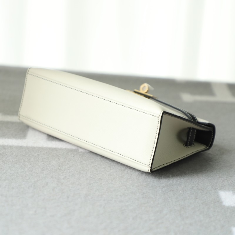 8L Beton & CK89 Nior swift kelly pochette with Ghw