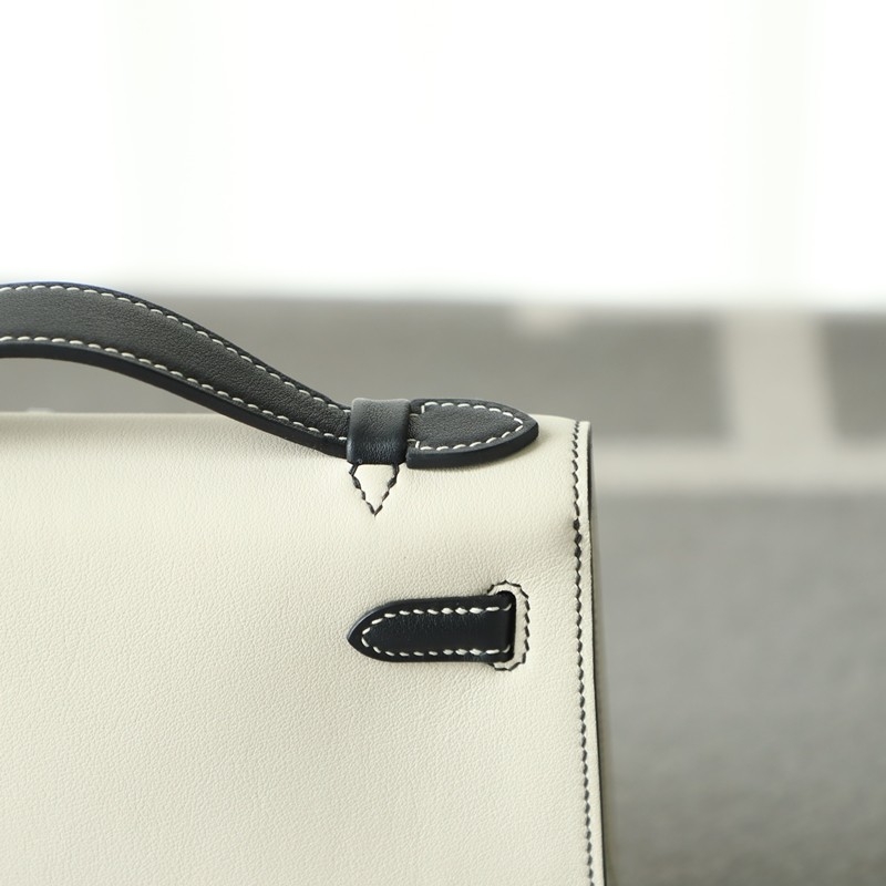 8L Beton & CK89 Nior swift kelly pochette with Ghw