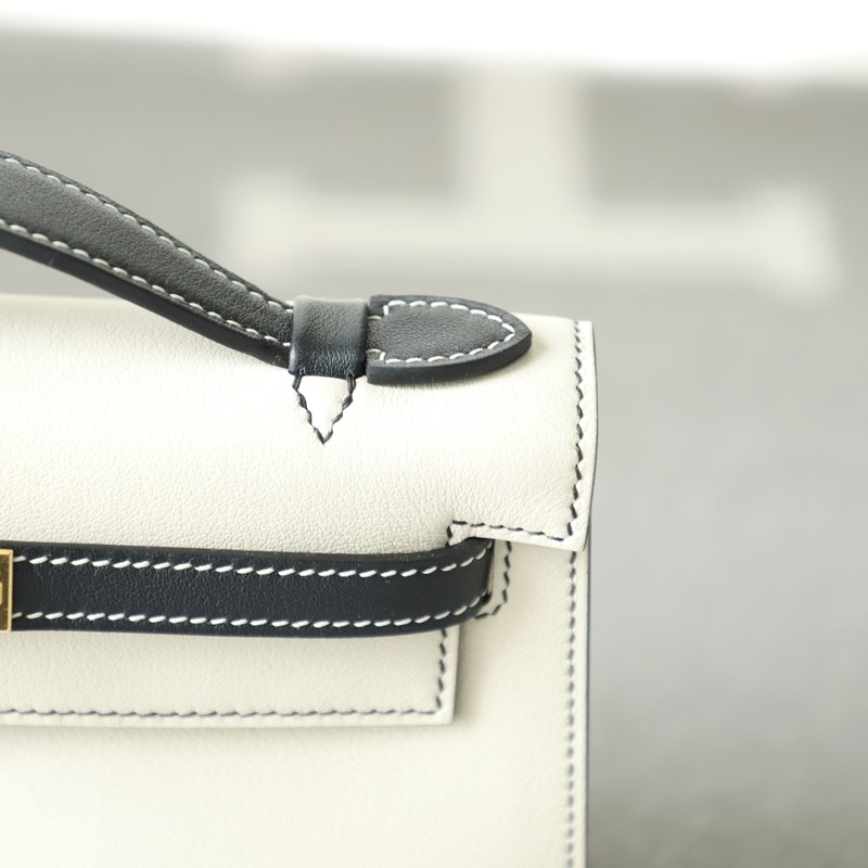 8L Beton & CK89 Nior swift kelly pochette with Ghw
