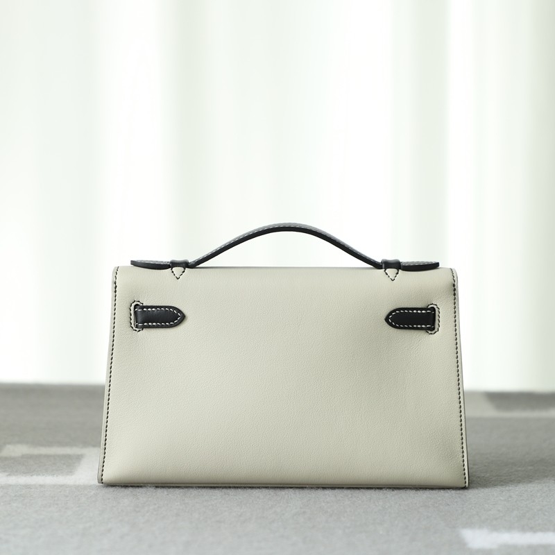 8L Beton & CK89 Nior swift kelly pochette with Ghw