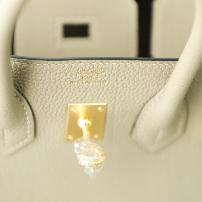 C81 Gris Tourterelle togo birkin 25 with Ghw