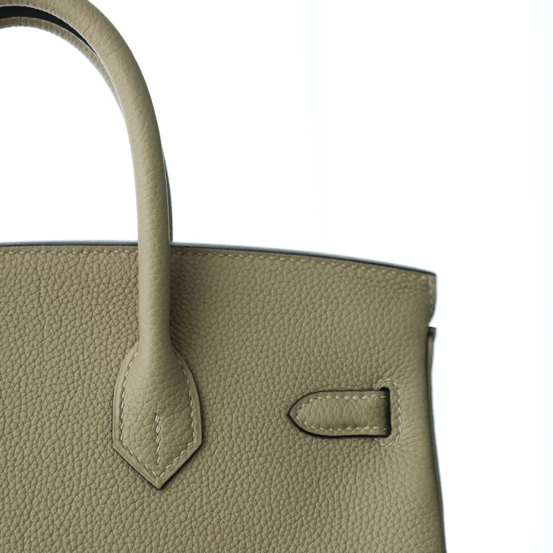  C81 Gris Tourterelle togo birkin 25 with Ghw