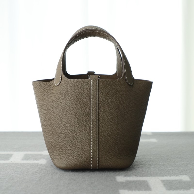 CK18 etoupe clemence picotin 18cm with phw