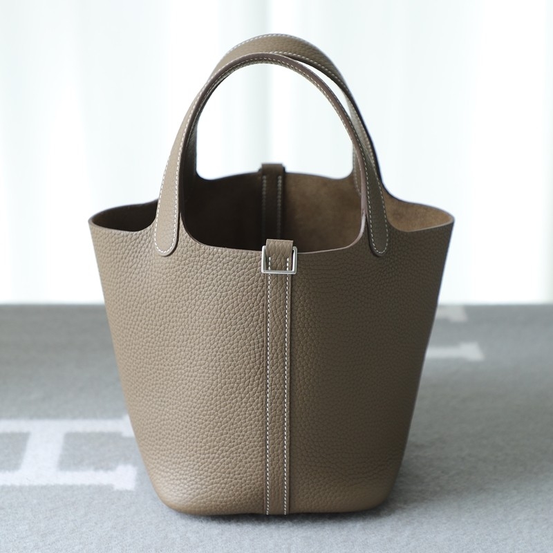 CK18 etoupe clemence picotin 18cm with phw