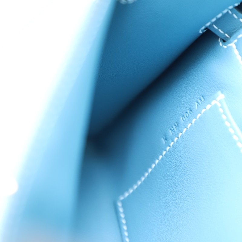blue jean swift kelly pochette with ghw