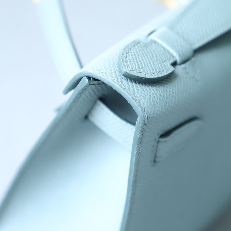 C63 vert amande epsom kelly Pochette ghw