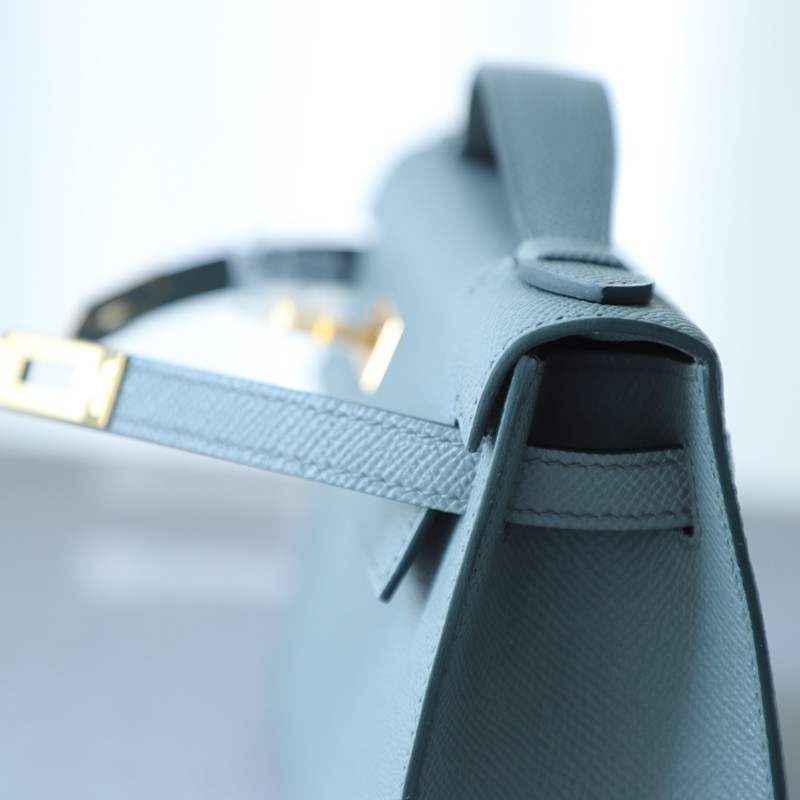C63 vert amande epsom kelly Pochette ghw