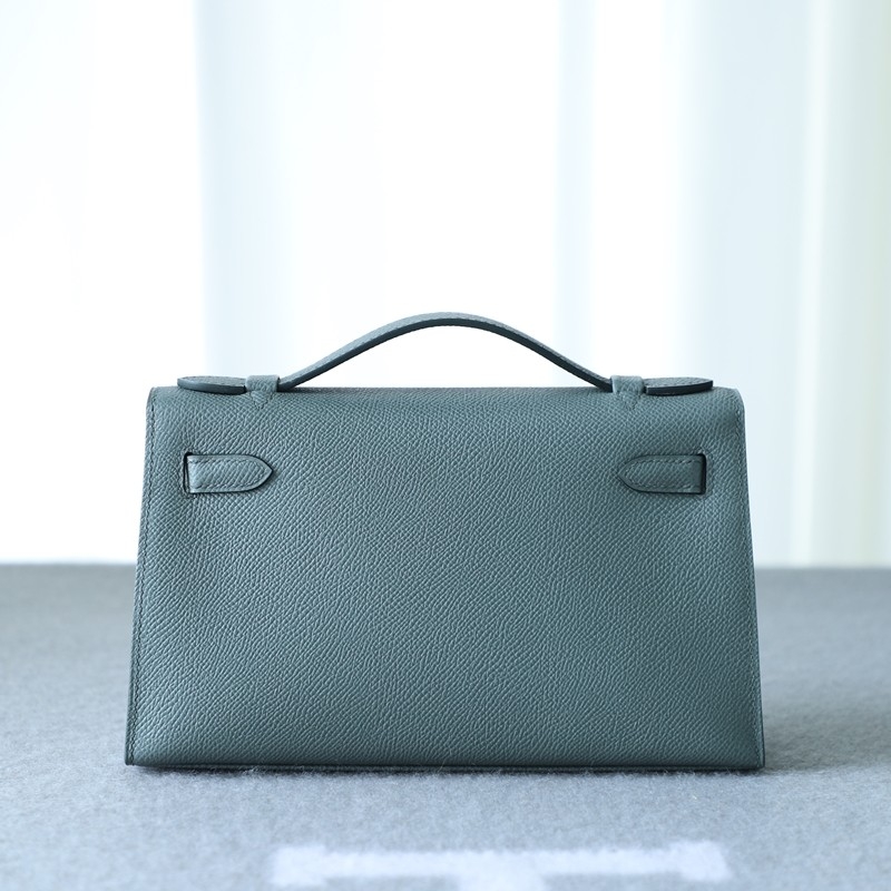 C63 vert amande epsom kelly Pochette ghw