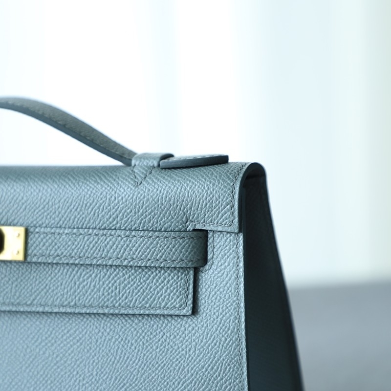 C63 vert amande epsom kelly Pochette ghw