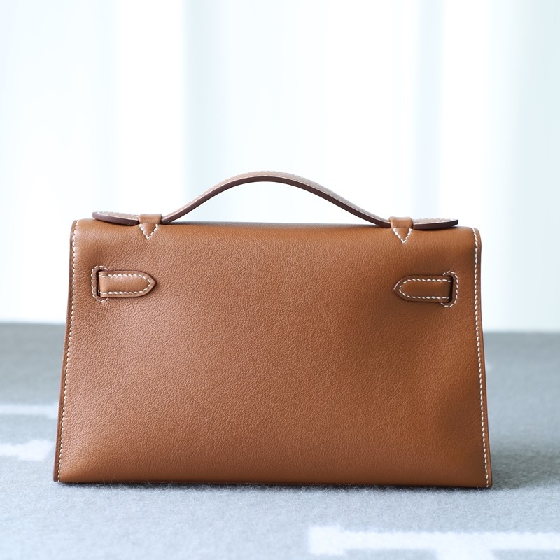 C37 GOLD swift kelly pochette with Ghw