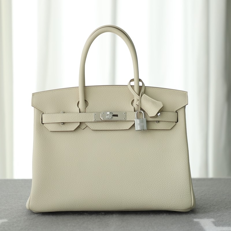 C10 Craie togo birkin 30 with GHW