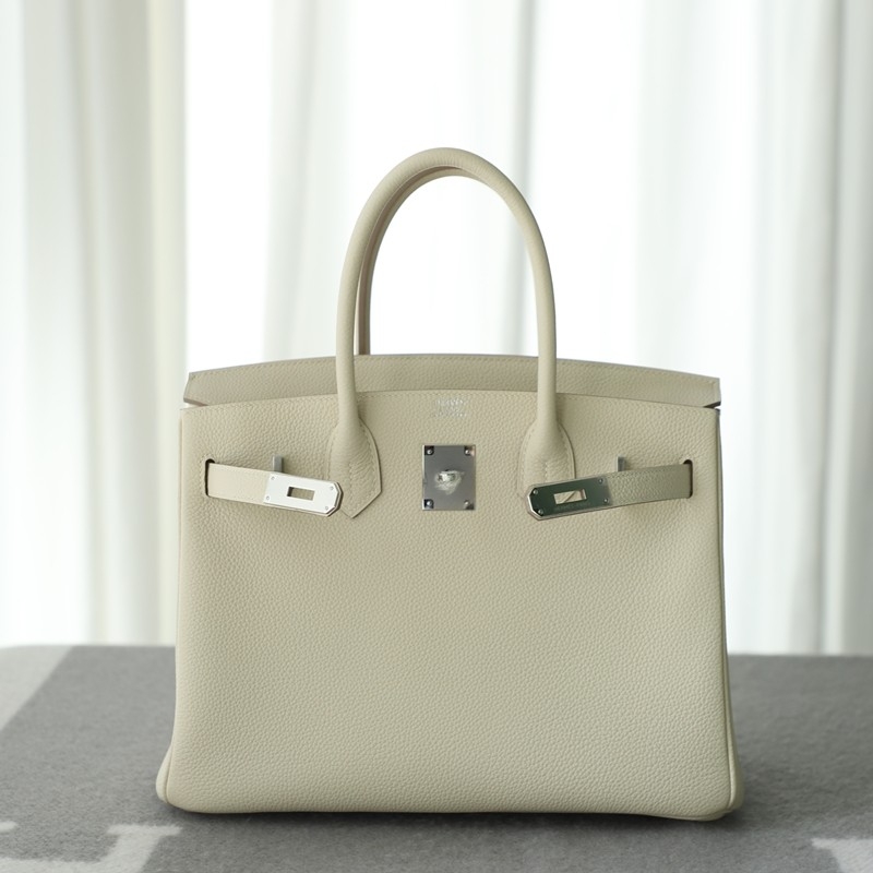 C10 Craie togo birkin 30 with GHW