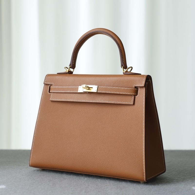  C37 GOLD epsom kelly 25 sellier with ghw