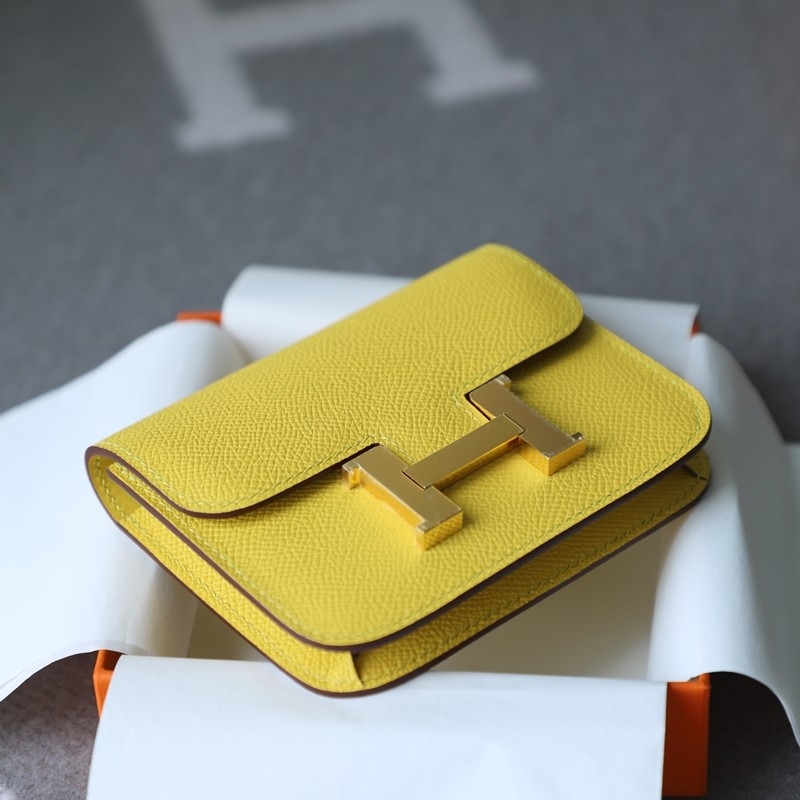 9O Jaune De NapIes Epsom Constance Slim With GHW