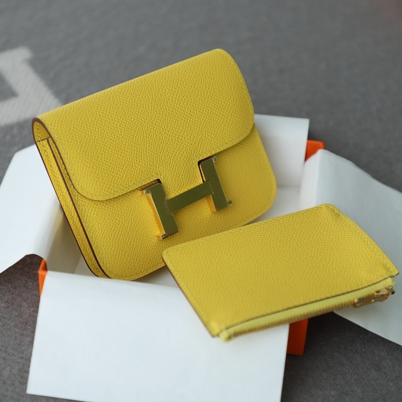 9O Jaune De NapIes Epsom Constance Slim With GHW