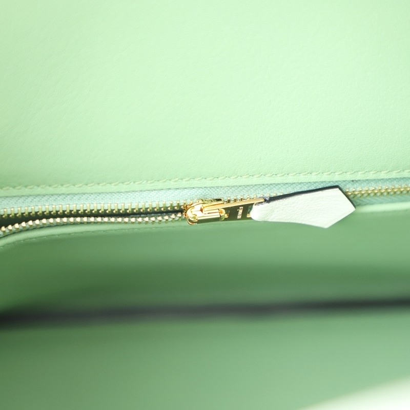 0S vert fizz and 3i vert criquet swift birkin 25 with GHW