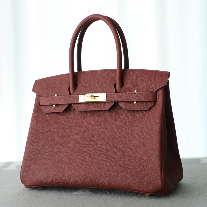 57 Bordeaux Epsom Birkin 30 With GHW