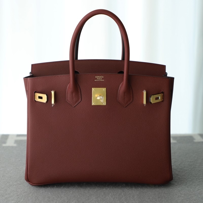 57 Bordeaux Epsom Birkin 30 With GHW