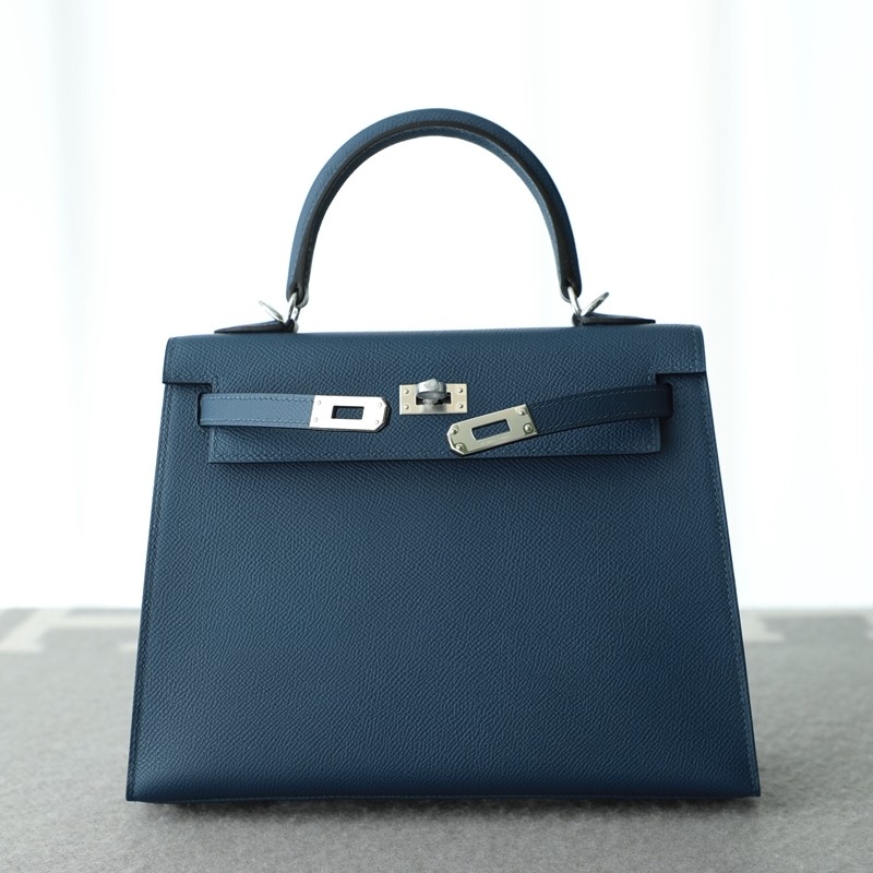 S4 Deep Blue Epsom kelly 25 with PHW