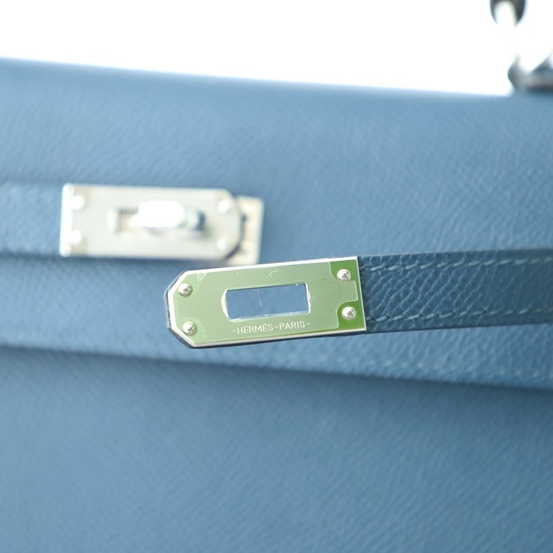 S4 Deep Blue Epsom kelly 25 with PHW